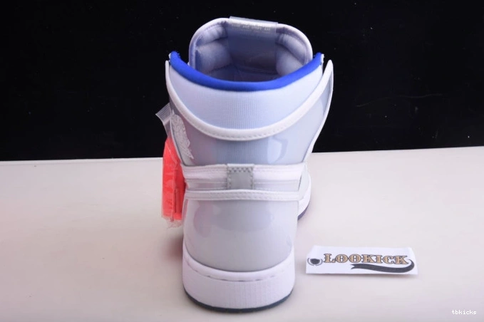 Cheap TB Air Zoom Jordan CK6637-104 Racer Retro 1 High White Blue 0825